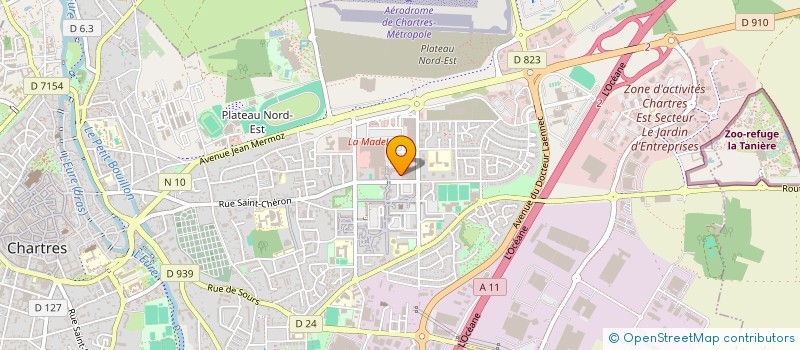 localisation de l'entreprise DYLNAB  CHARTRES