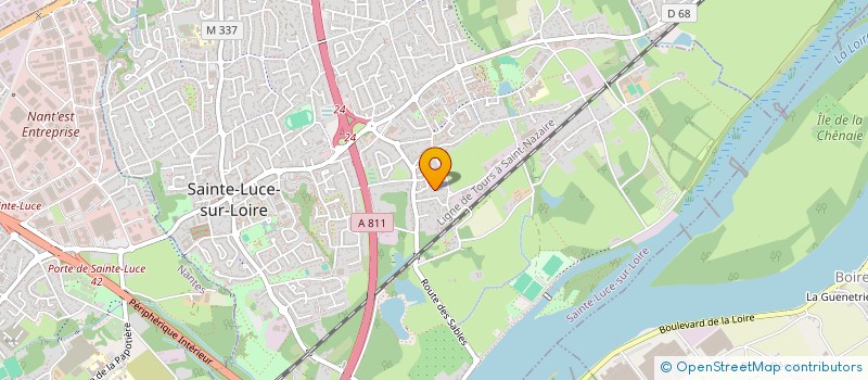 localisation de l'entreprise DYLOPS-IT SERVICES  SAINTE-LUCE-SUR-LOIRE