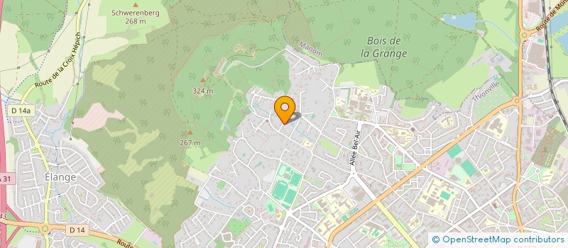 localisation de l'entreprise DYM 11 à THIONVILLE