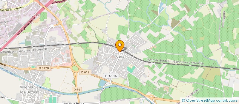 localisation de l'entreprise DYM  CERS