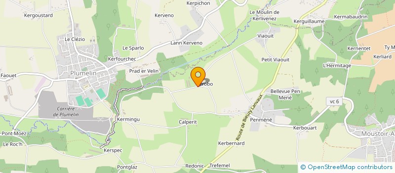 localisation de l'entreprise DYM  PLUVIGNER