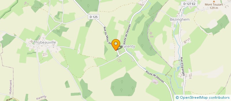 localisation de l'entreprise DYM62 IMMO  PARENTY