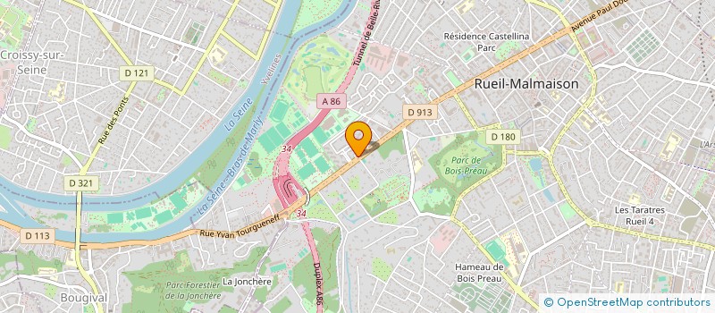 localisation de l'entreprise DYMA à RUEIL-MALMAISON