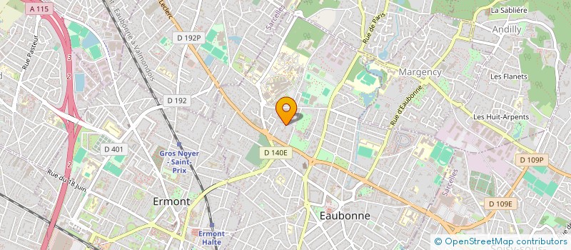 localisation de l'entreprise DYMA TRANSPORT à EAUBONNE