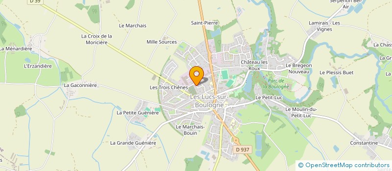 localisation de l'entreprise DYMACO  LES LUCS-SUR-BOULOGNE