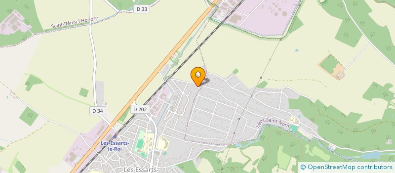 localisation de l'entreprise DYMASS  LES ESSARTS-LE-ROI