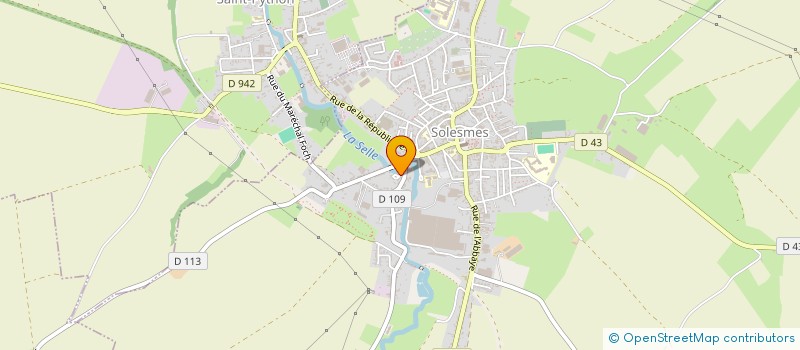 localisation de l'entreprise DYMESIS CONSEIL  SOLESMES