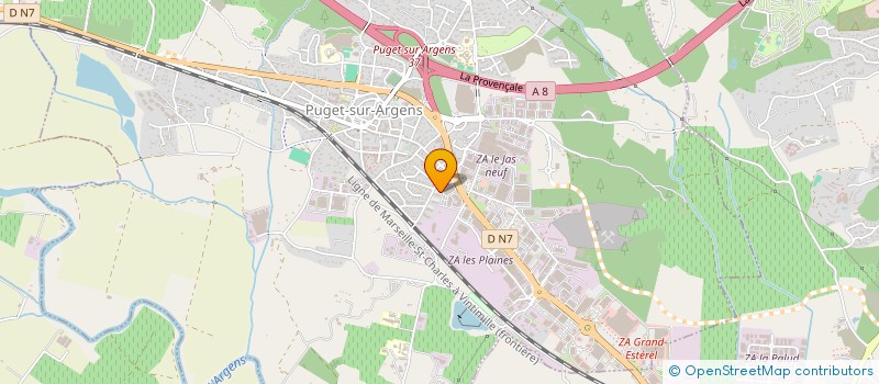 localisation de l'entreprise DYMEX  PUGET-SUR-ARGENS