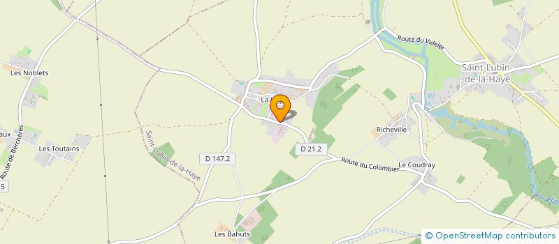 localisation de l'entreprise DYMEY à ST LUBIN DE LA HAYE