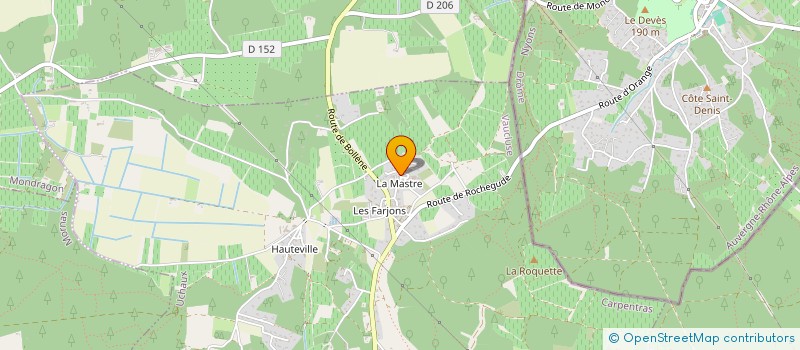 localisation de l'entreprise DYMMO  UCHAUX