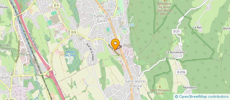 localisation de l'entreprise DYN  CHALLES-LES-EAUX