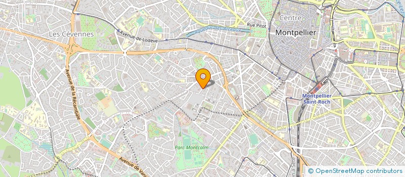 localisation de l'entreprise DYN'AMO CONSEIL à MONTPELLIER