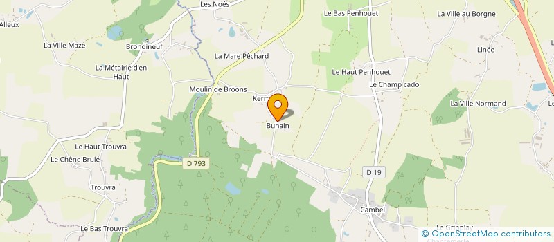 localisation de l'entreprise DYN INVESTISSEMENT  BROONS