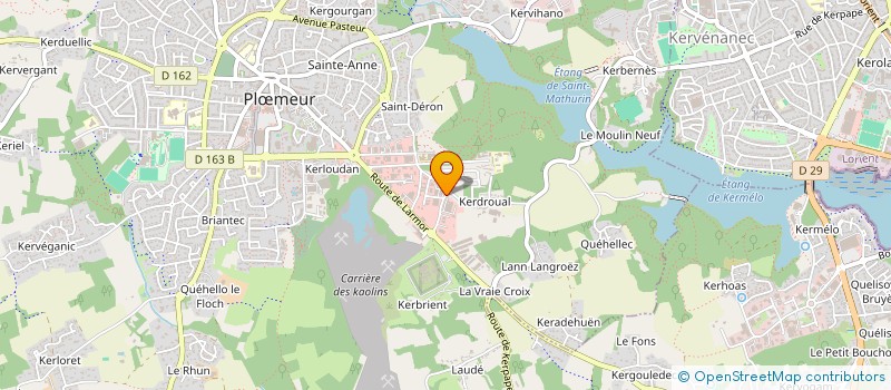 localisation de l'entreprise DYNA à PLOEMEUR