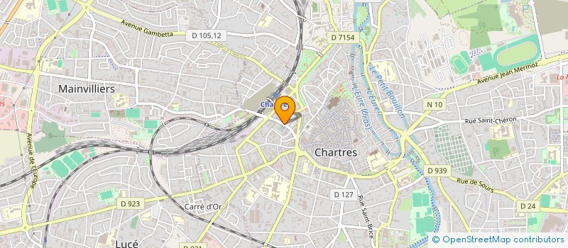 localisation de l'entreprise DYNA'COM SARL à CHARTRES