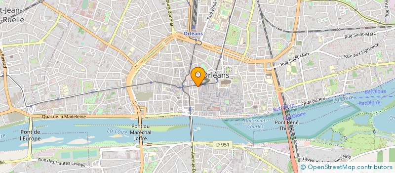 localisation de l'entreprise DYNA GYM ORLEANS à ORLEANS