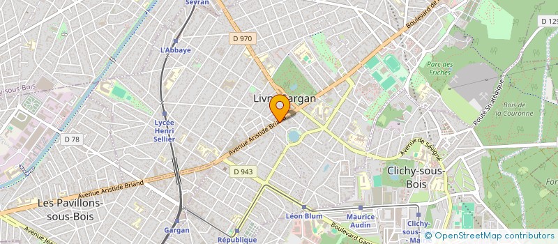 localisation de l'entreprise DYNA HAIR à LIVRY-GARGAN