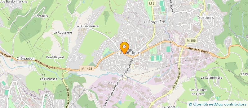 localisation de l'entreprise DYNA MIC  LA TALAUDIERE