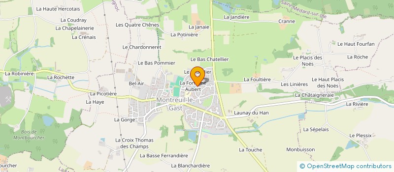 localisation de l'entreprise DYNA-RELAX ATTITUDE à MONTREUIL-LE-GAST
