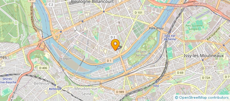 localisation de l'entreprise DYNA SAS à BOULOGNE-BILLANCOURT
