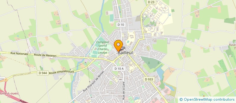 localisation de l'entreprise DYNA SPECTACLES à BAILLEUL
