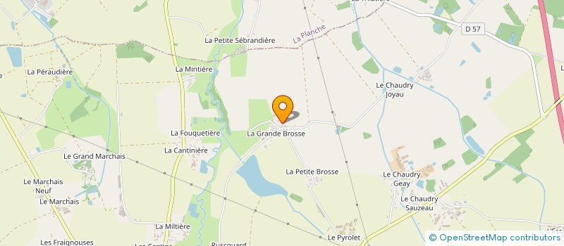 localisation de l'entreprise DYNAC  VIEILLEVIGNE