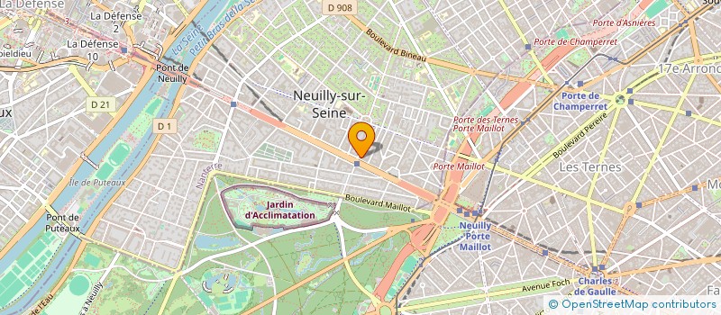 localisation de l'entreprise DYNACENTRIX à NEUILLY-SUR-SEINE