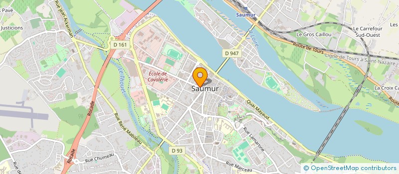 localisation de l'entreprise DYNACLEM  SAUMUR