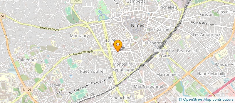 localisation de l'entreprise DYNACOM  NIMES