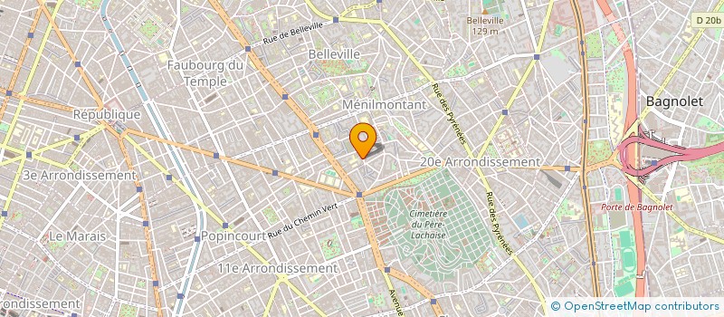 localisation de l'entreprise DYNACOM à PARIS