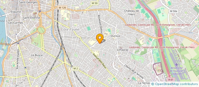 localisation de l'entreprise DYNACORP à TOULOUSE