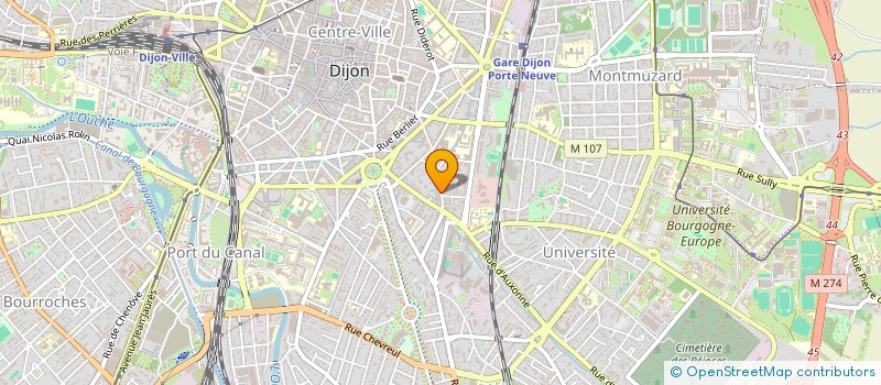 localisation de l'entreprise DYNAD MEDIA à DIJON