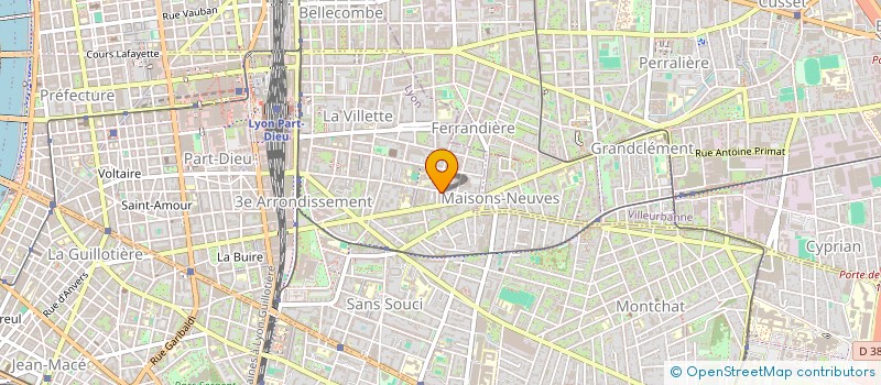 localisation de l'entreprise DYNAFLUID  LYON