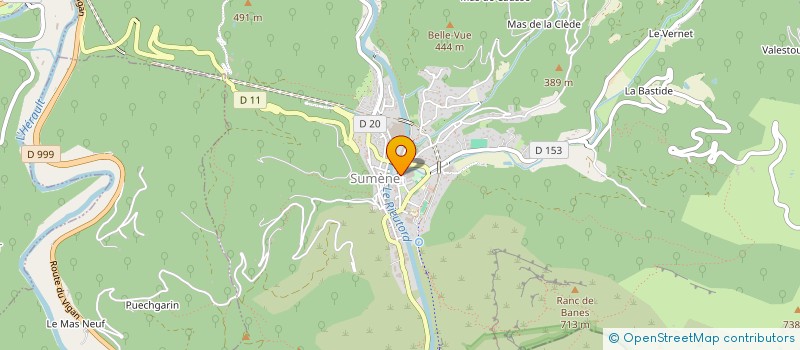 localisation de l'entreprise DYNAFORM  SUMENE