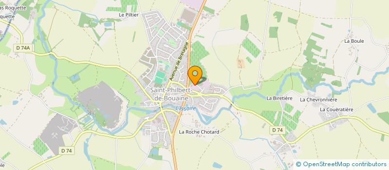 localisation de l'entreprise DYNALOC ATLANTIQUE à SAINT-PHILBERT-DE-BOUAINE