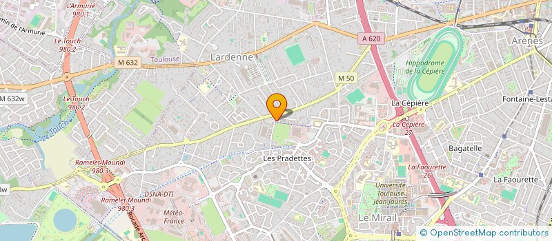 localisation de l'entreprise DYNALOG à TOULOUSE
