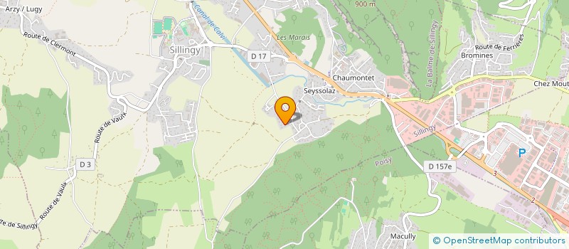 localisation de l'entreprise DYNALOG  SILLINGY