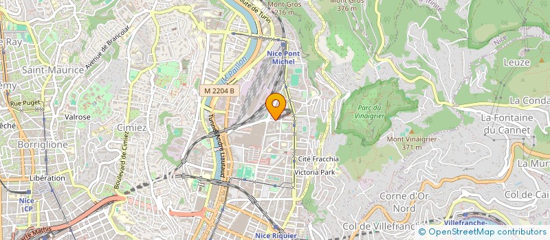 localisation de l'entreprise DYNALTIS  NICE