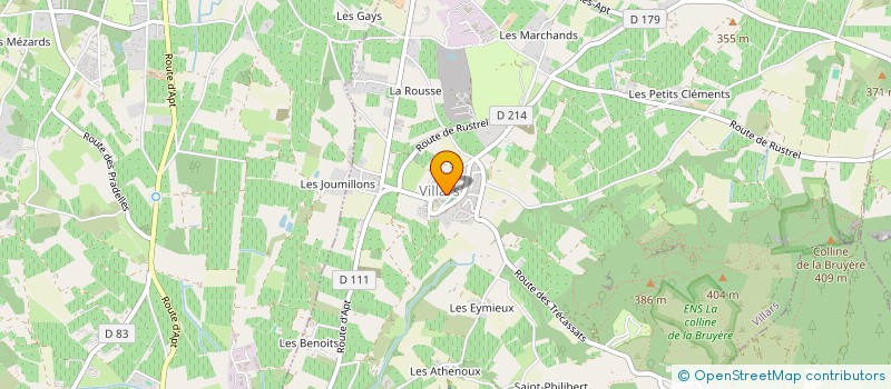 localisation de l'entreprise DYNAM AGRO à VILLARS