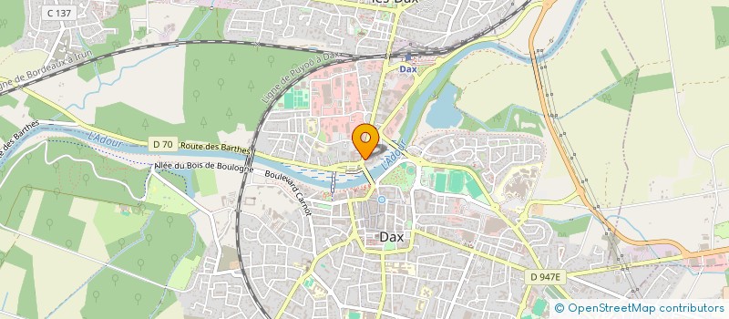 localisation de l'entreprise DYNAM'HIT à DAX
