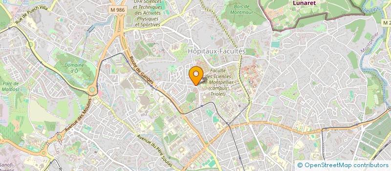 localisation de l'entreprise DYNAM INFO DE FORM ENVIRON DEVEL DURABLE à MONTPELLIER