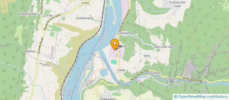 localisation de l'entreprise DYNAM'X  SEYSSEL