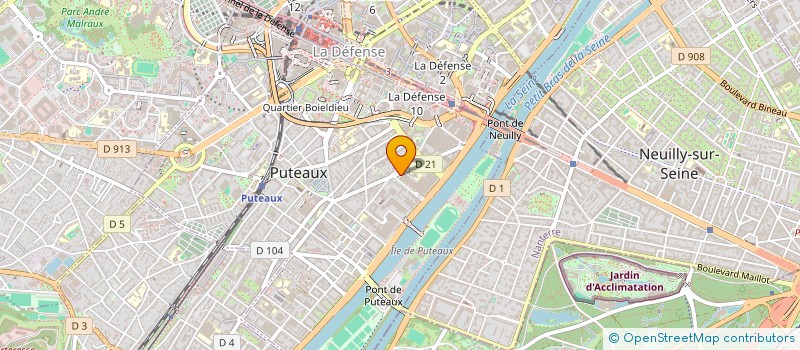 localisation de l'entreprise DYNAM8 SERVICES  PUTEAUX