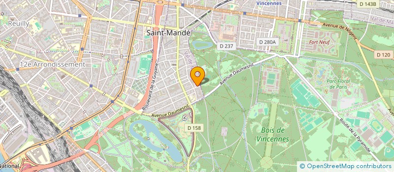 localisation de l'entreprise DYNAMI à SAINT-MANDE