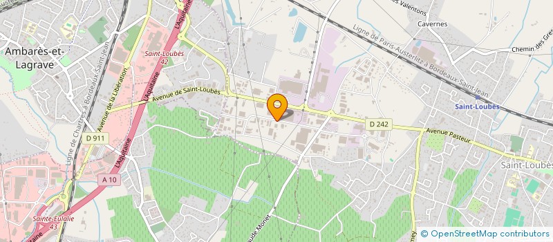 localisation de l'entreprise DYNAMI CLIM  SAINT LOUBES