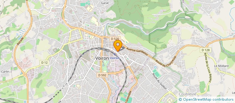 localisation de l'entreprise DYNAMI CLUB VOIRON  VOIRON