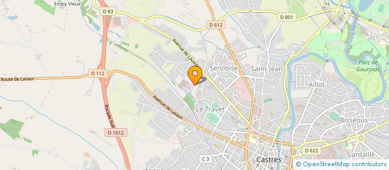 localisation de l'entreprise DYNAMIC à CASTRES