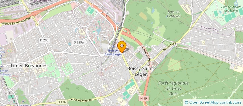 localisation de l'entreprise DYNAMIC' ASSAINISSEMENT à BOISSY-SAINT-LEGER