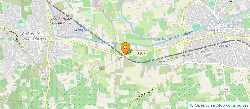 localisation de l'entreprise DYNAMIC AUTO à LE THOR