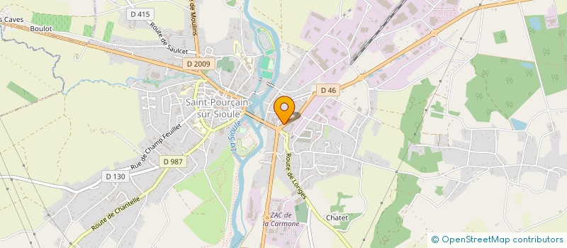 localisation de l'entreprise DYNAMIC AUTO à SAINT-POURCAIN-SUR-SIOULE
